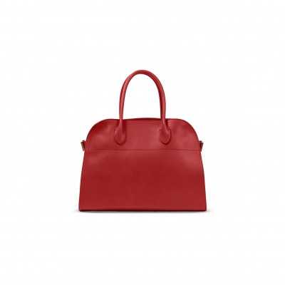 THE ROW SOFT MARGAUX 12 LEATHER HANDBAG (30*23*19cm)